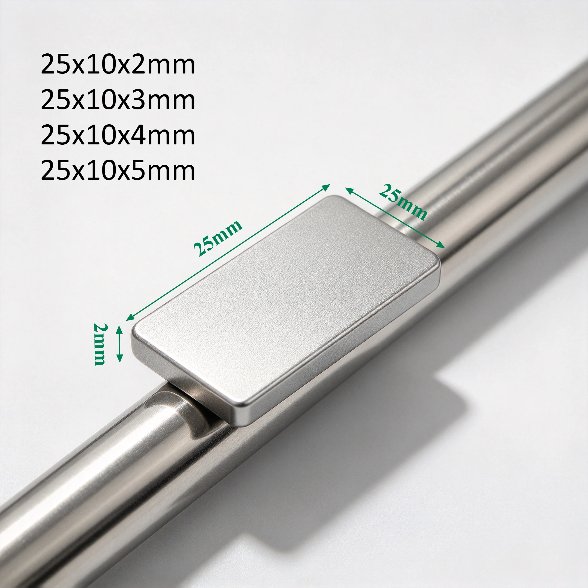 25x10x2 25x10x3 25x10x4 25x10x5mm N35 Block Neodymium Magnet Rare Earth NdFeB Strong Magnet for DIY Craft Model Engineering