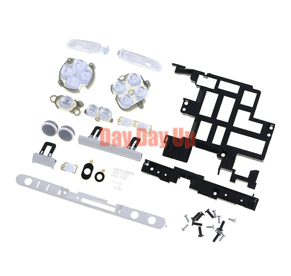 1ชุดทั้งชุดสำหรับ PS Vita 2000 PSV2000ด้านหน้าด้านหลังสำหรับ PSVITA2000 PSV 2000กรณีที่อยู่อาศัย