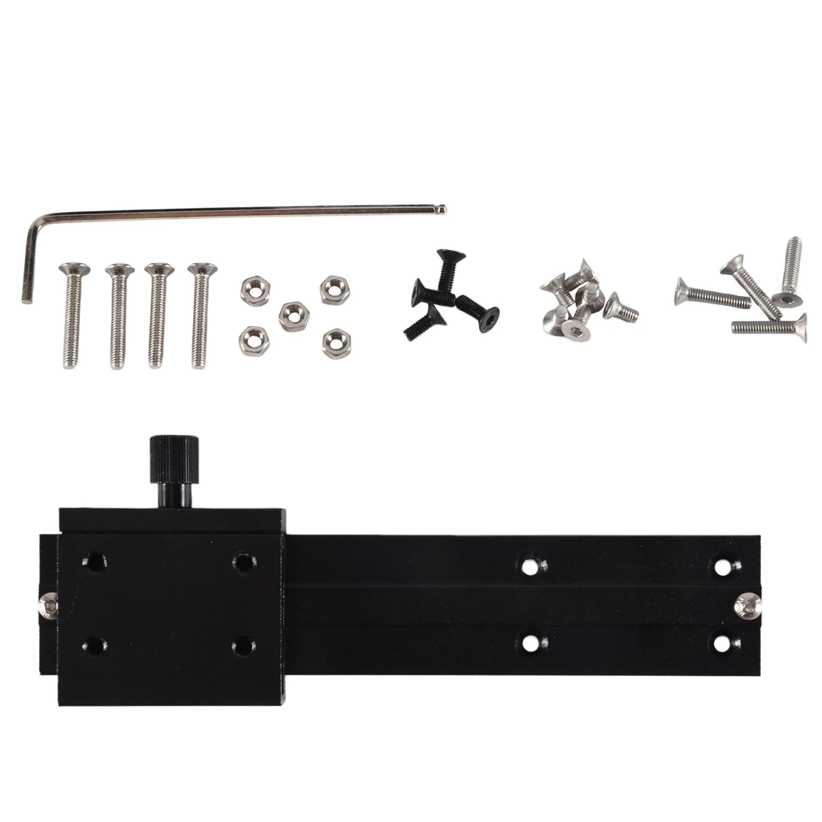 CNC Adjustable Module Mounting Frame Laser-Head Set for Laser-Head Focus for Laser-Machine Device Parts Full Metal Black