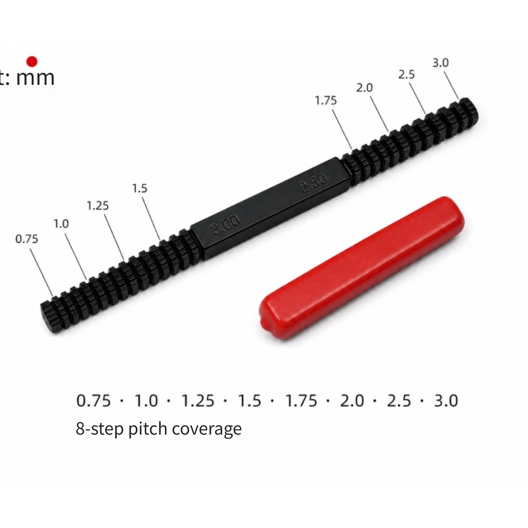 External Thread Repair File Set for Metal Threads with Dual-Head Multi-Tooth Design Compatible with Metric and Sizes