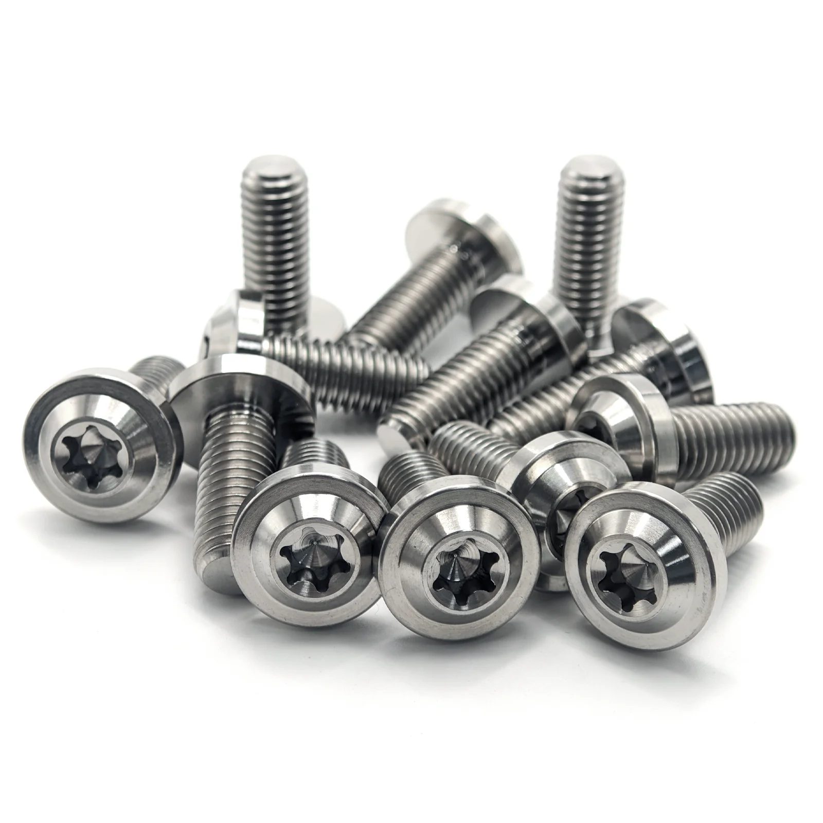 M6 Titanium Bolts Length 10-100mm / Pitch 1.0mm, Grade-5 DIY Screws for Motorcycle Bike