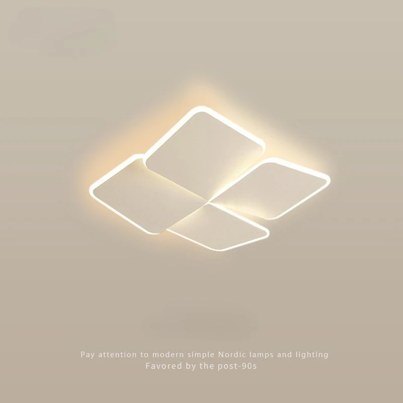 Modern Minimalist Led Living Room Ceiling Lamps Bedroom Light Fixture Study Eye Protection Illumination Simple Home Lighting CE