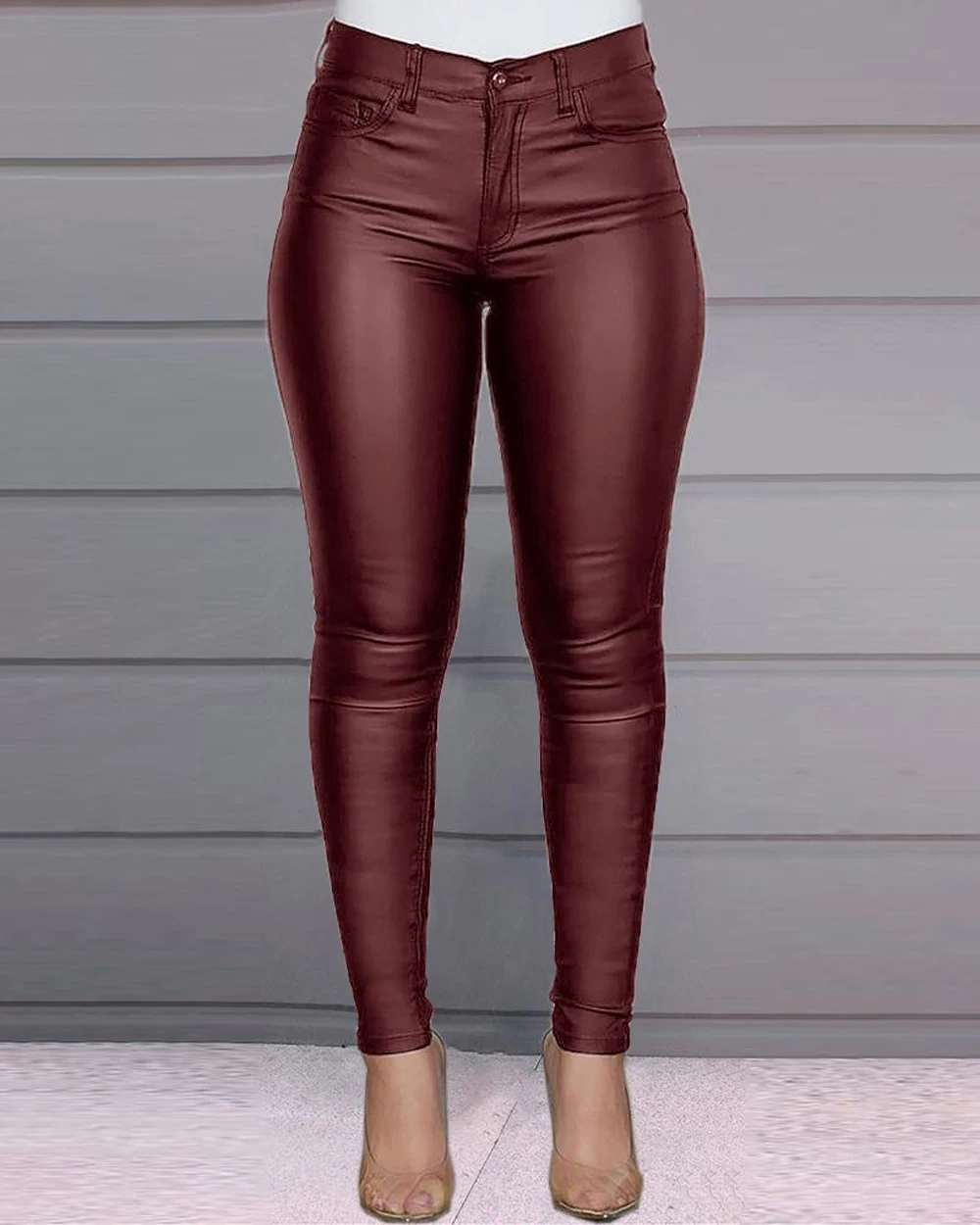 Thumbnail 3 - #23 Latest Faux Leather Trousers Offers