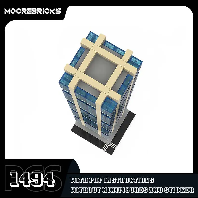 Ultieme collectie The One Model Set MOC-45980 Wereld Landmark Architectuur Bouwstenen Creatieve Bakstenen Speelgoed Verjaardagscadeaus