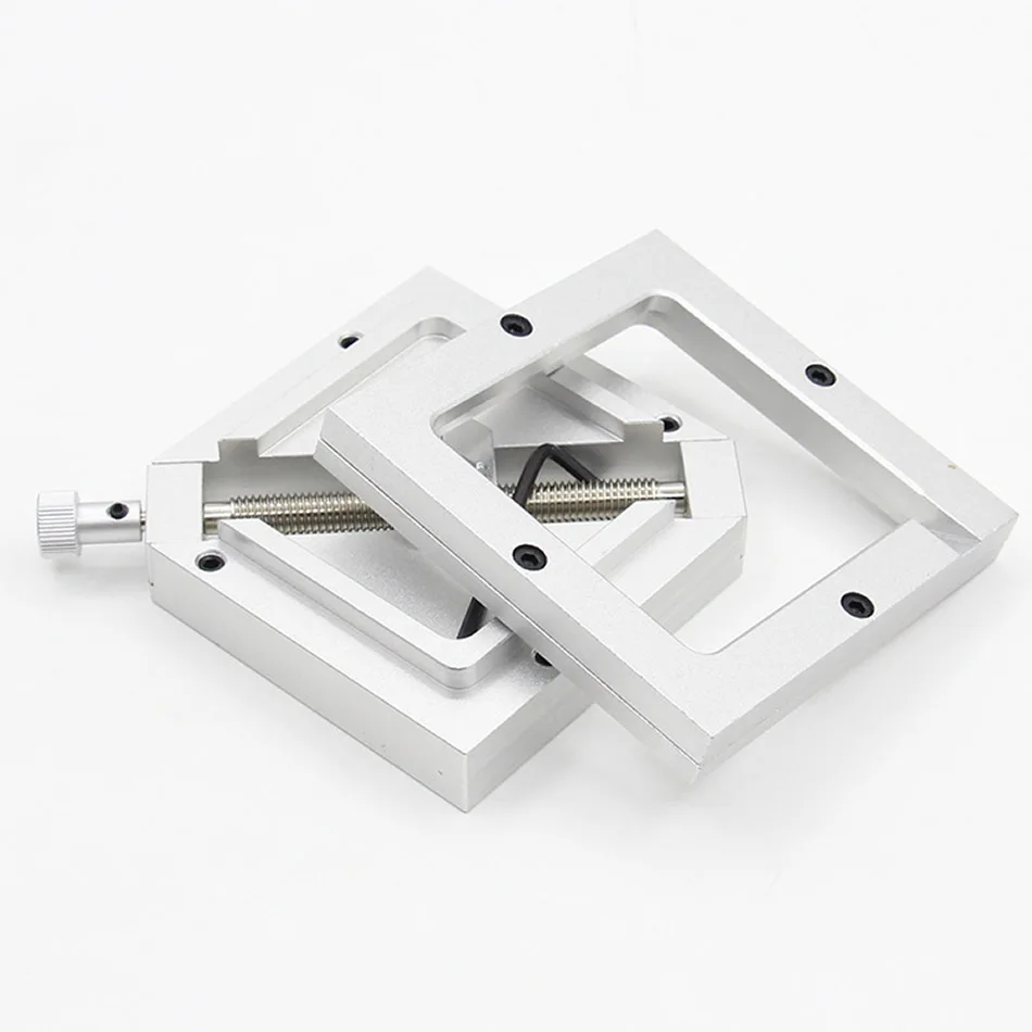 90x90mm Aluminium BGA Reballing Station Stencils Template Holder Fixture BGA PCB Chips Solder Ball Rework Repair Jig
