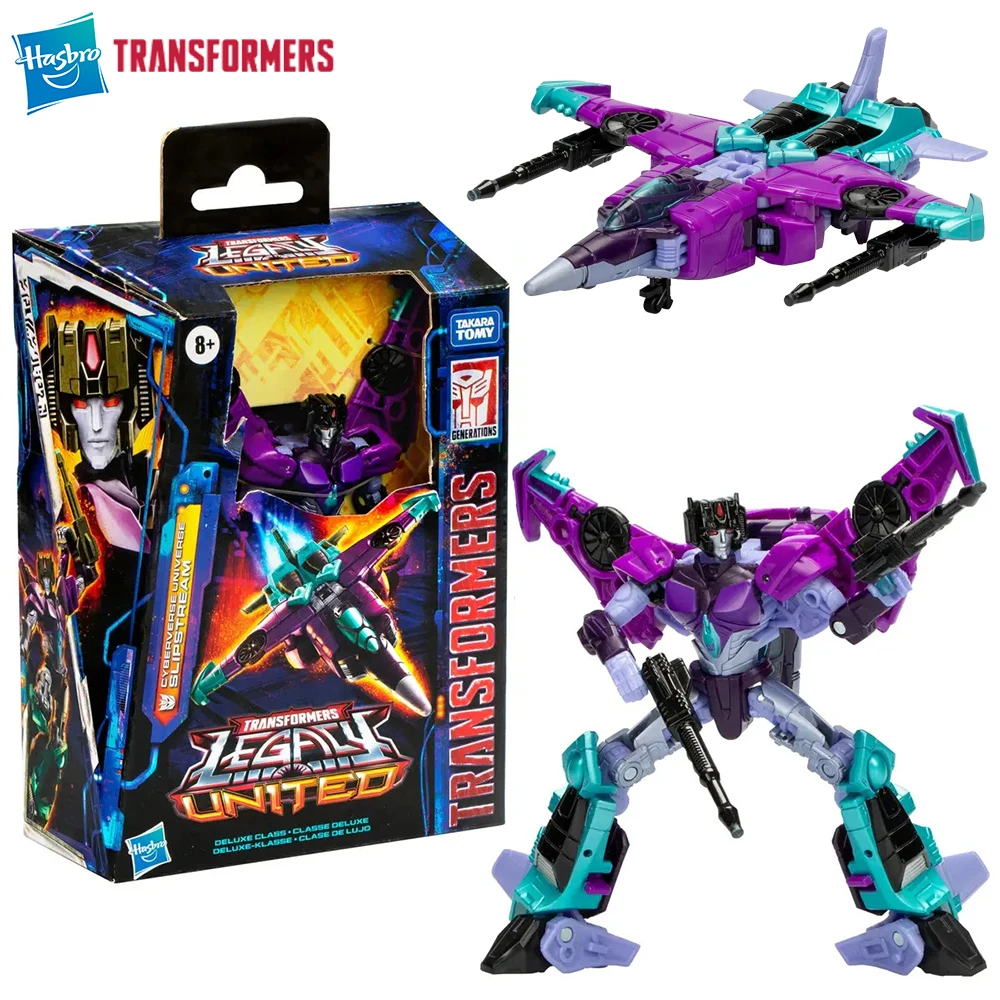 

Original NEW Hasbro Transformers Legacy United Slipstream 14 cm Deluxe Class Anime Robot Model Action Figure Toys