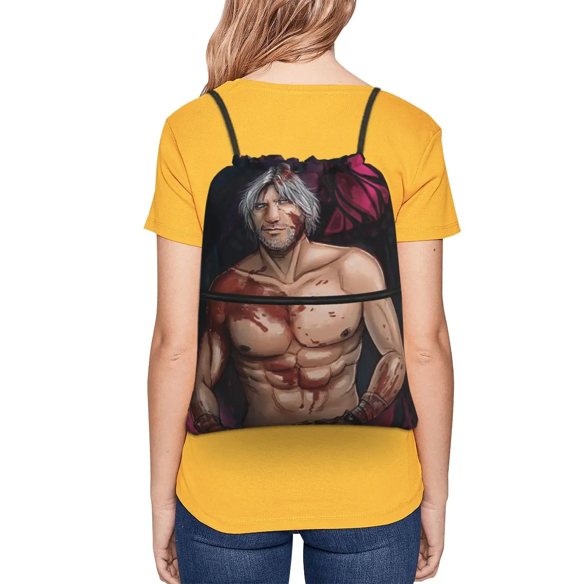 Dante Devil May Cry 5 Classic Backpacks Fashion Drawstring Bags Sports Bag Book Bags for Man Woman School
