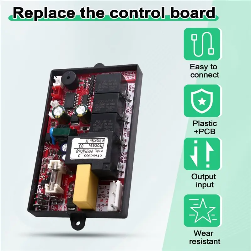 B63B-PG528 Air Conditioner Control Board Cooling/Heating+Display Only For Fixed-Frequency Wall-Mounted Air Conditioners