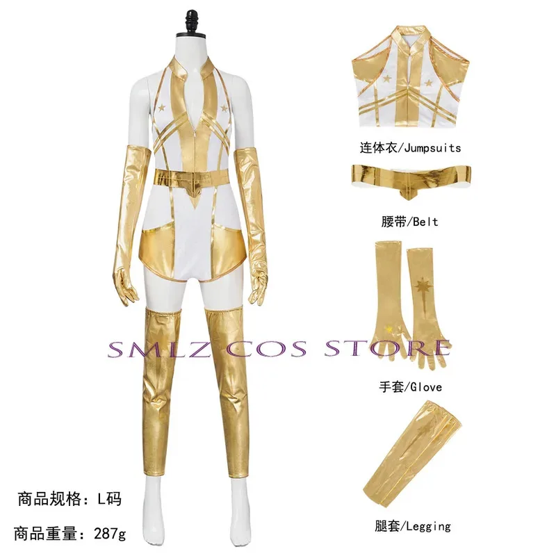 أزياء Starlight التأثيرية أنيمي آن يناير البطل الخارق بذلة إكسسوارات مثيرة للجسم لحفلات الهالوين للمرأة