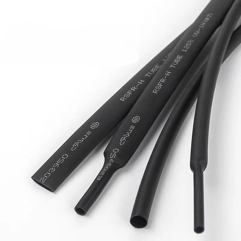 ضياء 1 2 3 4 5 6 7 8 9 10 12 14 16 20 ملم أنبوب الانكماش الحراري 2:1 كابل حراري من البولي أوليفين كم معزول