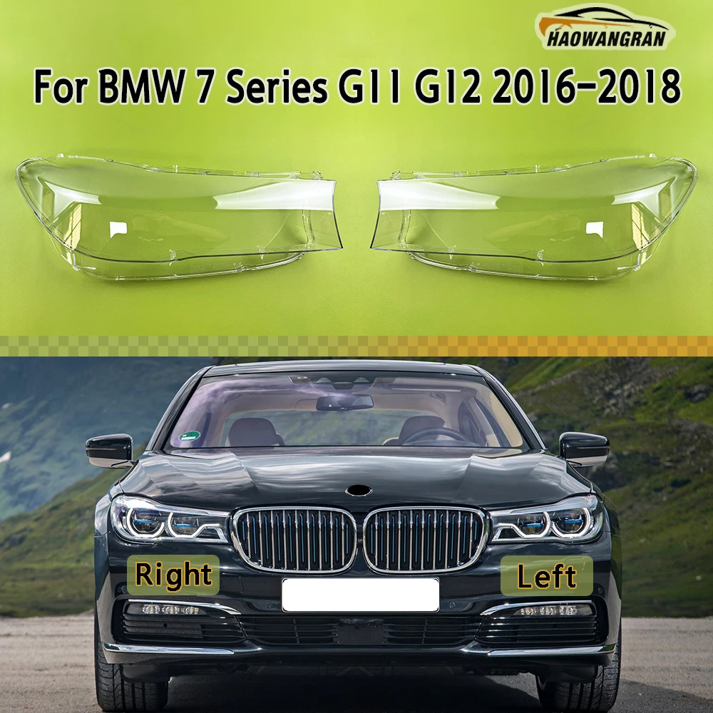 Headlamp Cover Headlight Shell Lens Plexiglass Replace Original Lampshade For BMW 7 Series G11 G12 730 740 760 2016 2017 2018