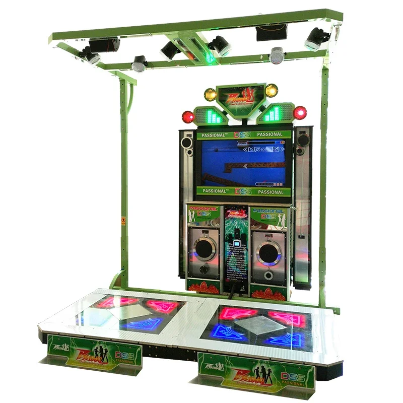 47 Inch Dance game machine  Dance Revolution Arcade Sport Game Double Player Dancing Machine With Dynamic Music