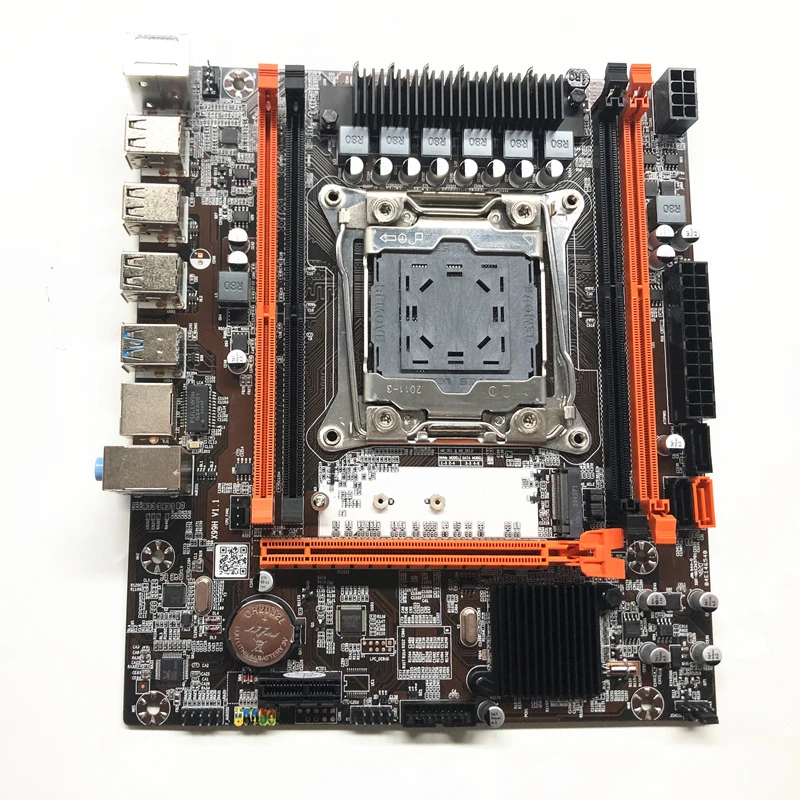X99 Motherboard PC Server Mainboard 4xDDR4 Support Core I7 Xeon E5 V3/v4 Cpu X99H Mainboard for Pc