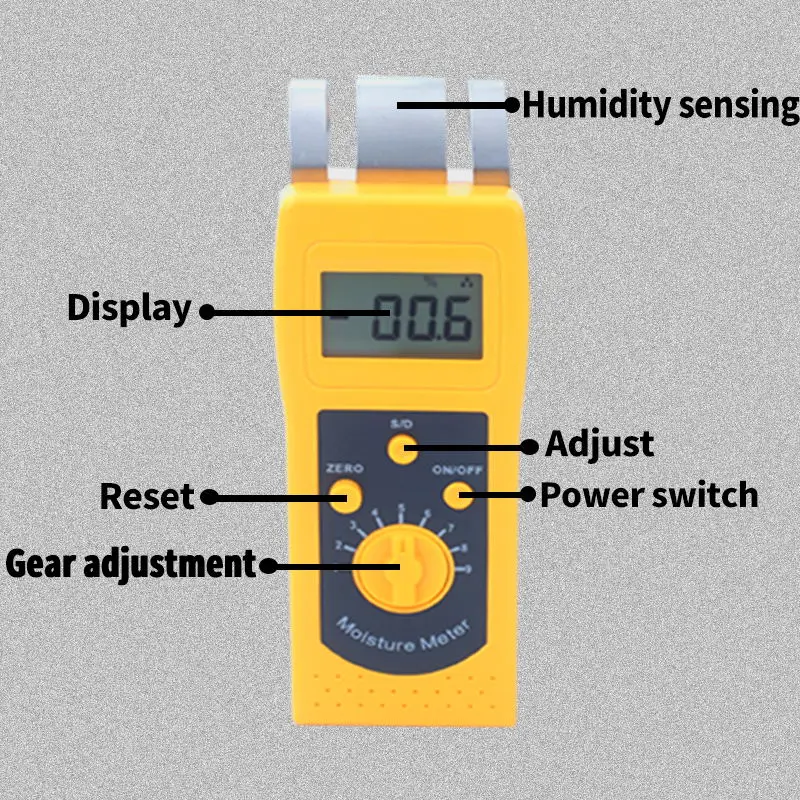 2026 DM200P مقياس الرطوبة الرقمي المحمول للورق والورق المقوى والكرتون #1