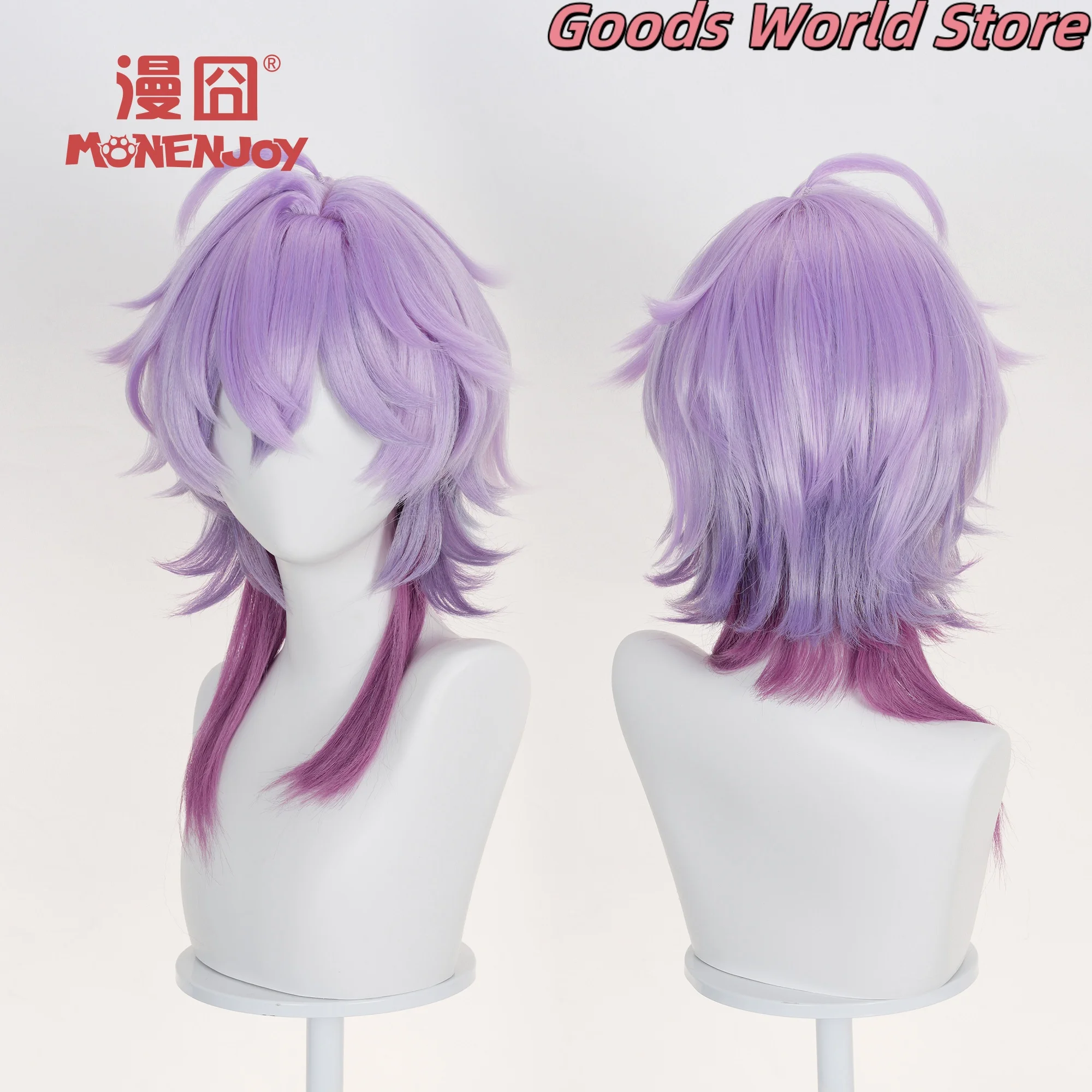 متوفر في المخزون شعر مستعار دورين دورين شعر مستعار تأثيري لعبة جينشين إمباكت دورين حفلة الهالوين دورين لعب الأدوار شعر مستعار