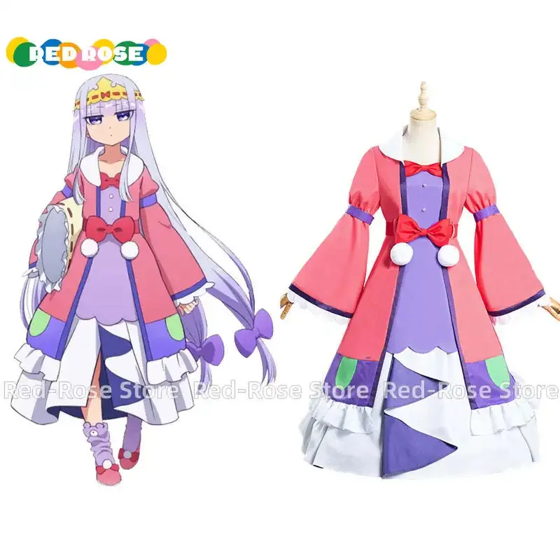 qq28LQMaoujou De Oyasumi 眠いプリンセス悪魔城のオーロラ スヤ リース ケイミン コスプレ衣装任意のサイズ