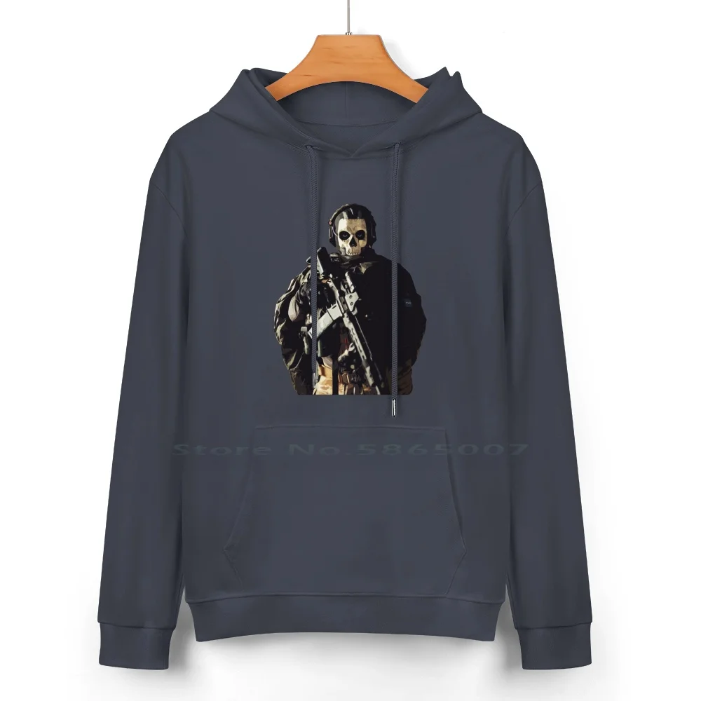 Ghost Pure Cotton Hoodie Sweater 24 Colors Ghost Price Soap Modern Warfare 2 Modern Warfare Mw2 Cool Soldier Assasin Games