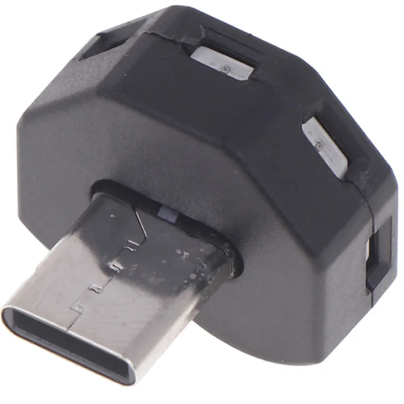 Emergency USB Powered Interior Car Light Automatic Type-C LED Mini Car Ambient Light RGB Night-time Decor