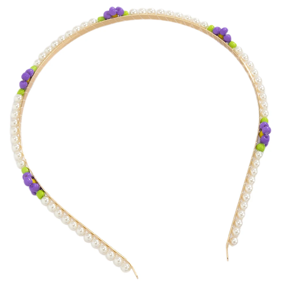 

Pearl Headb 1Pc Wedding Bridal Hair Accessories Elegant Pearl Daisy Headpieces for Women Ocean Party Themed Events