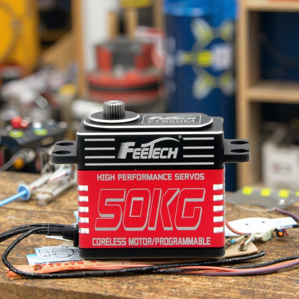 Feetech เกียร์โลหะกันน้ํา 40Kg 50Kg 55Kg RC Servo สําหรับ 1/10 1/8 1/5 Redcat Hpi Baja 5B SS RC รถ Crawler หุ่นยนต์เรือ FT850M