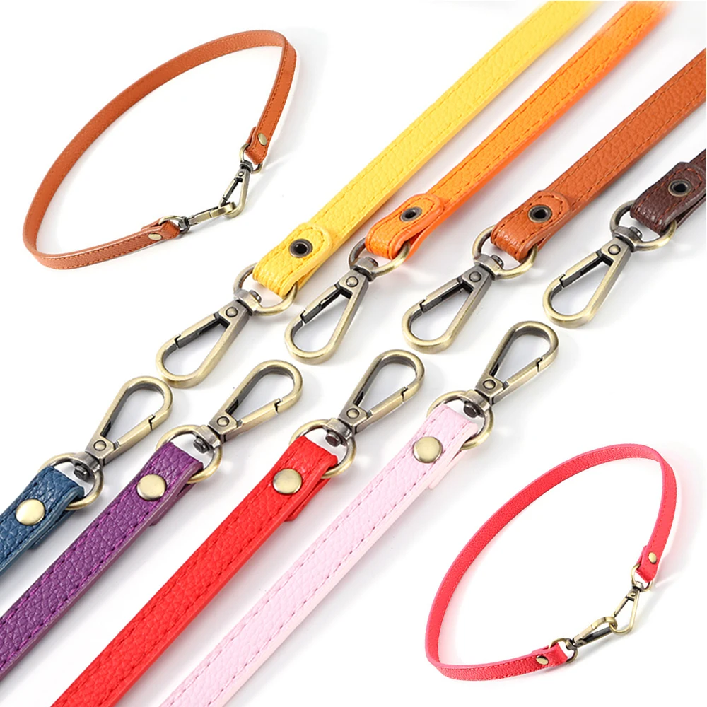 1PC Handbag Handle PU Leather Shoulder Bag Strap Replacement Handle For Handbag DIY Bag Accessories 60cm All-match Bag Belts