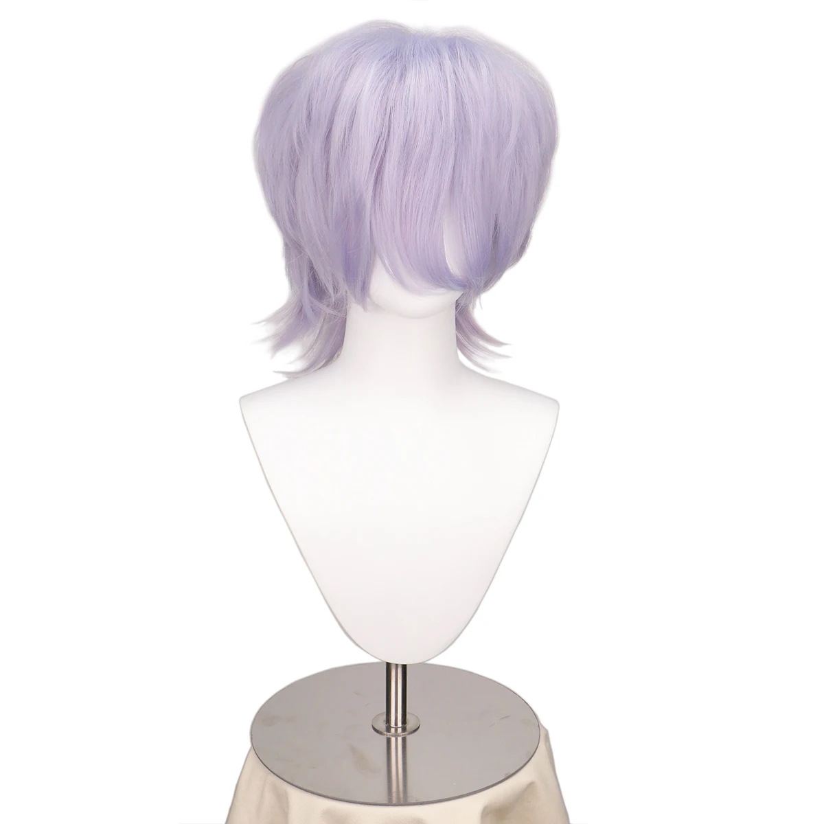 

Men's Anime Light Purple Short Hair Role Playing Wig Halloween Carnival Party Wig