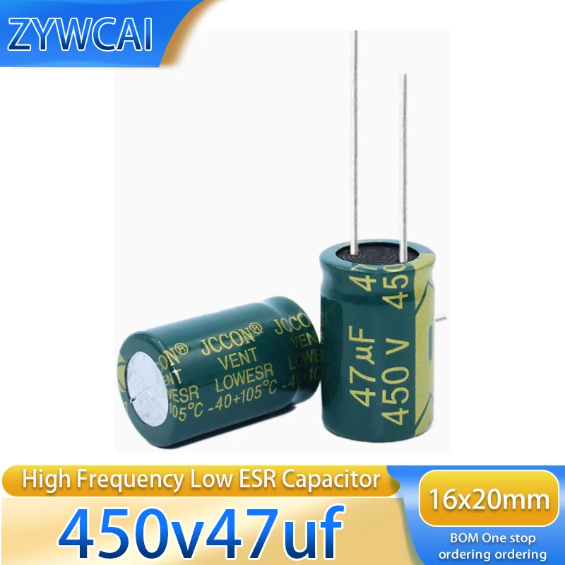 16x20 400v 450v 47uf 33uf 5PCS High Frequency Low Resistance Capacitor view 3