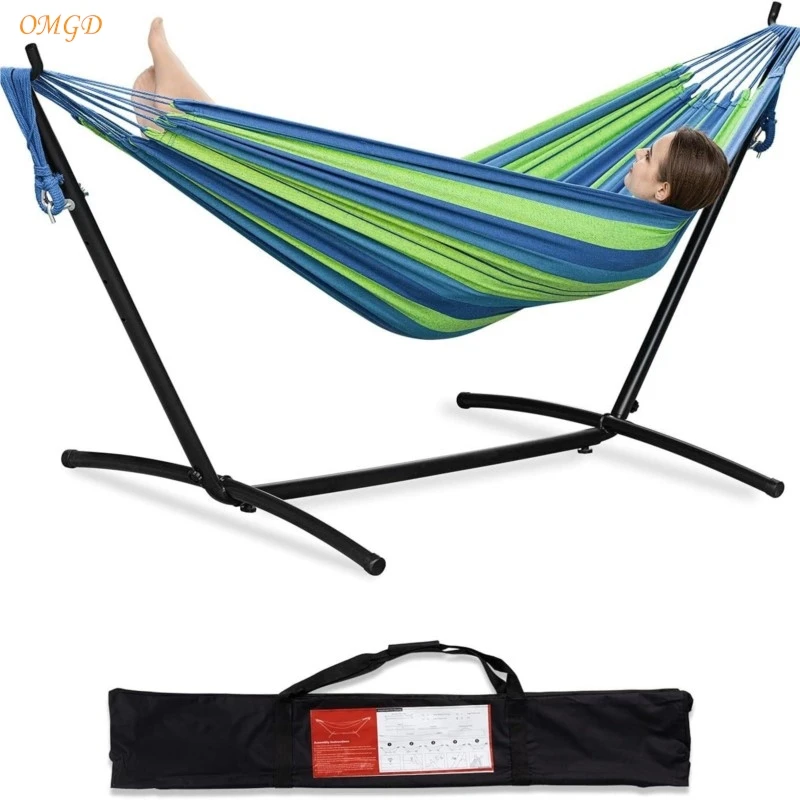 Anti-side-turn Canvas Camping Detachable Outdoor Hammock Stand Portable Camping Hammock Rede Camping Lits De Camping Home