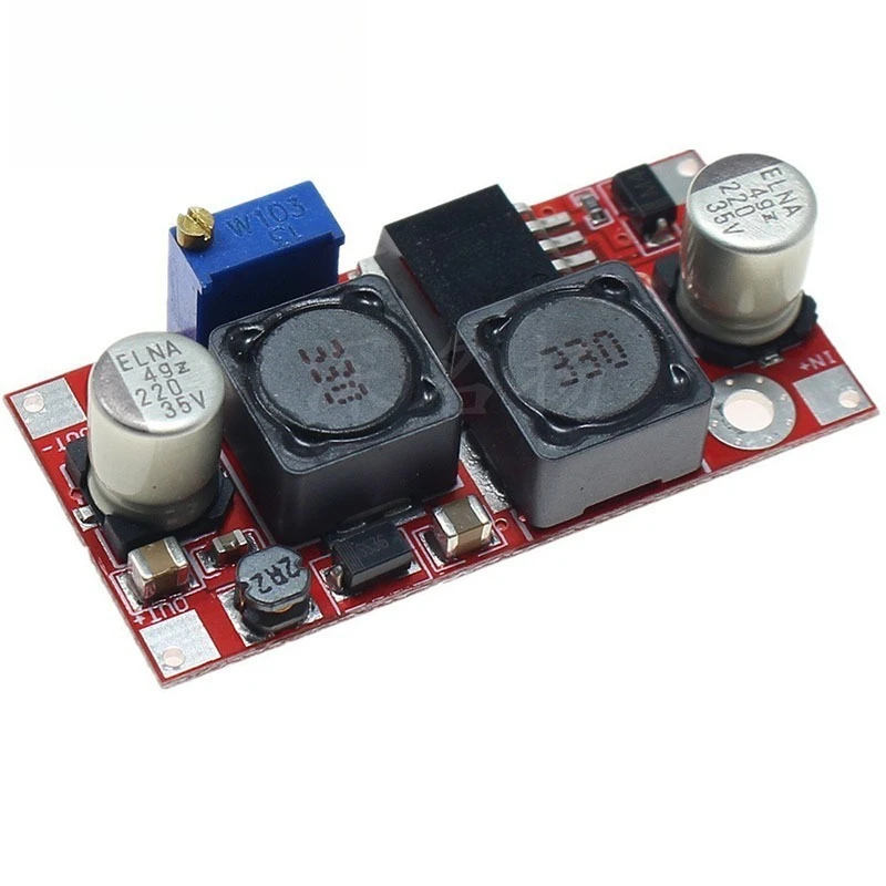 Módulo DC-DC XL6009 de Alta Performance com Função Buck-Boost Automática, Baixa Ondulação e Fonte de Alimentação Ajustável com Habilitação