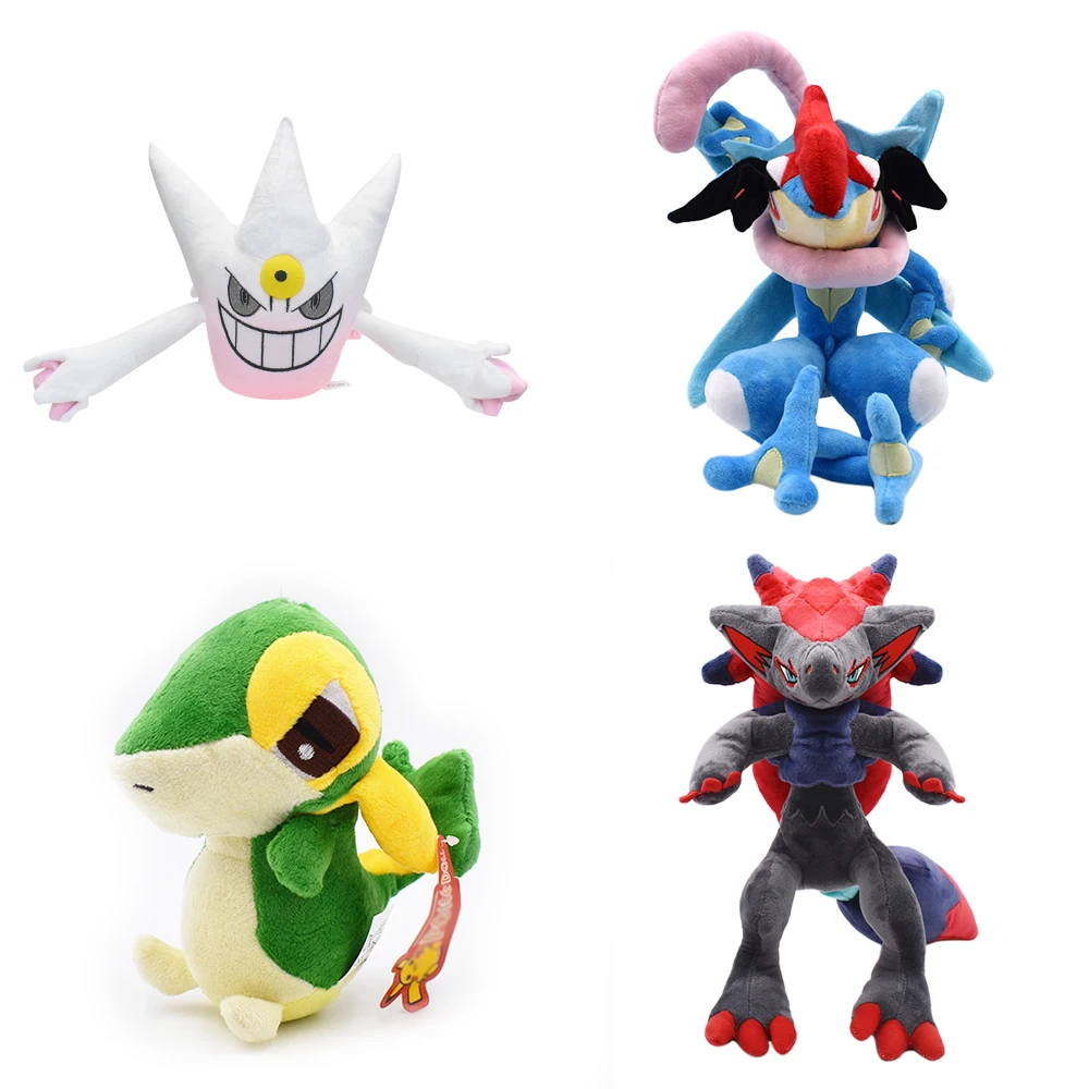 Jouets en peluche Pokémon doux, poupées Anime, Gengar, Greninja, Zorolavabo, Froakie, Mewtwo, Blissey, Darkrai, Venusaur, Moltres, 197, 20 styles