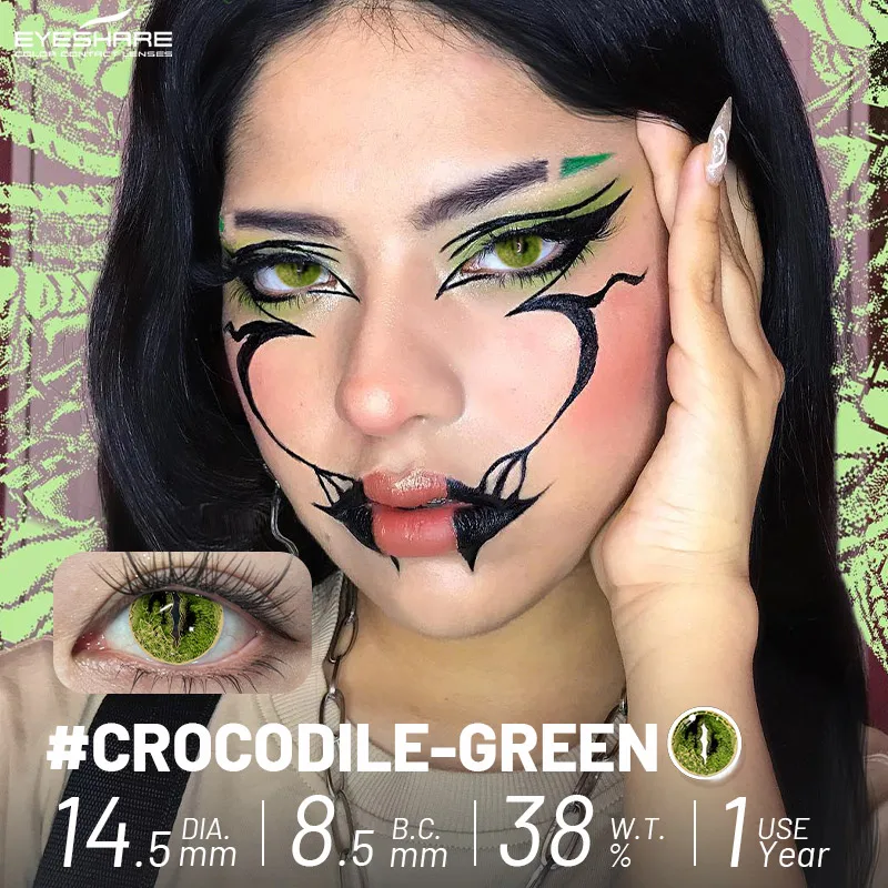 EYESHARE Anime-Zubehör Augenlinsen 1 Paar Cosplay Farbige Kontaktlinsen für Augen Verrücktes Halloween-Make-up Farbige Augenlinsen – Detail 13