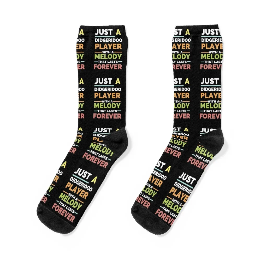 

Just a didgeridoo player with a melody that lasts forever Socks Wholesale christmass gift gift funny gifts Socks For Men Women's