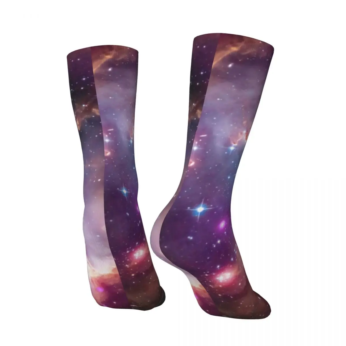 Cloud Galaxy Socks Natural Beauty Print calze divertenti calze invernali antiscivolo da donna calze traspiranti personalizzate per sport all'aria aperta