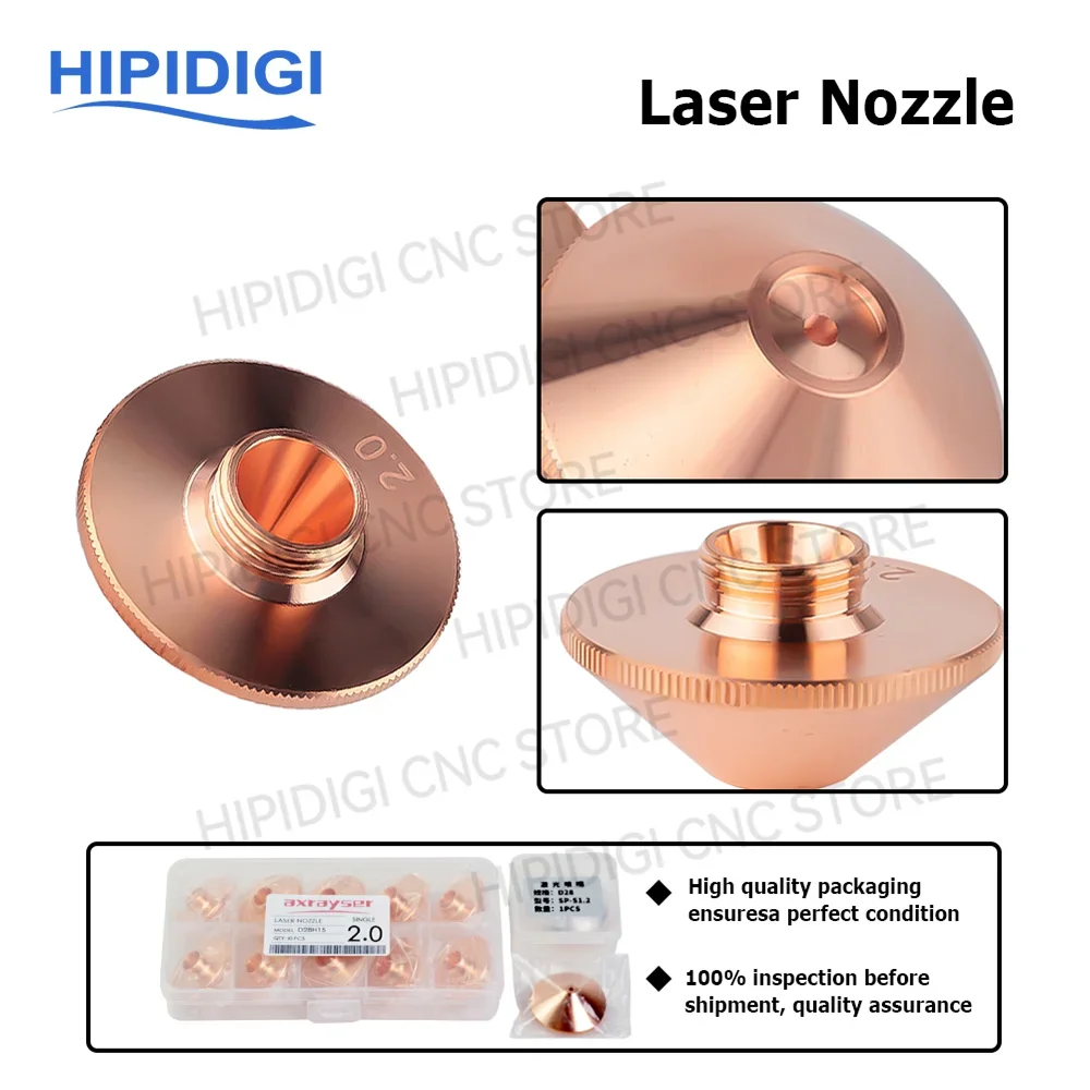 Booster Laser Nozzle Single D28 M11 High Power Fiber Cutting Pressure Boost 7.0 8.0 9.0 Caliber for HANs Precitec BOCI Bodor