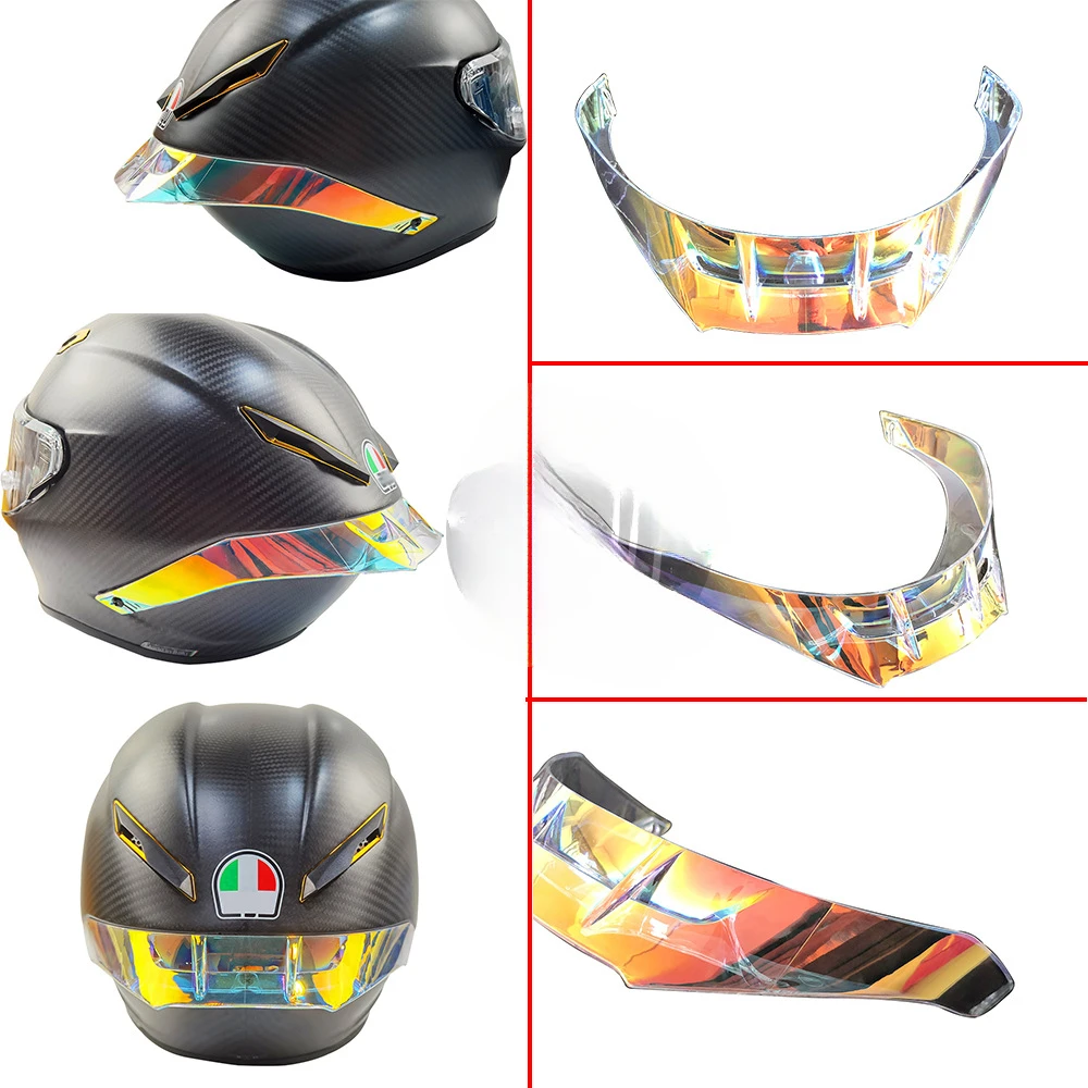 Accesorios para casco de motocicleta, alerón de Color AGV, Pista GP/Corsa GPR/Corsa R, accesorios para casco de motocicleta de cara completa