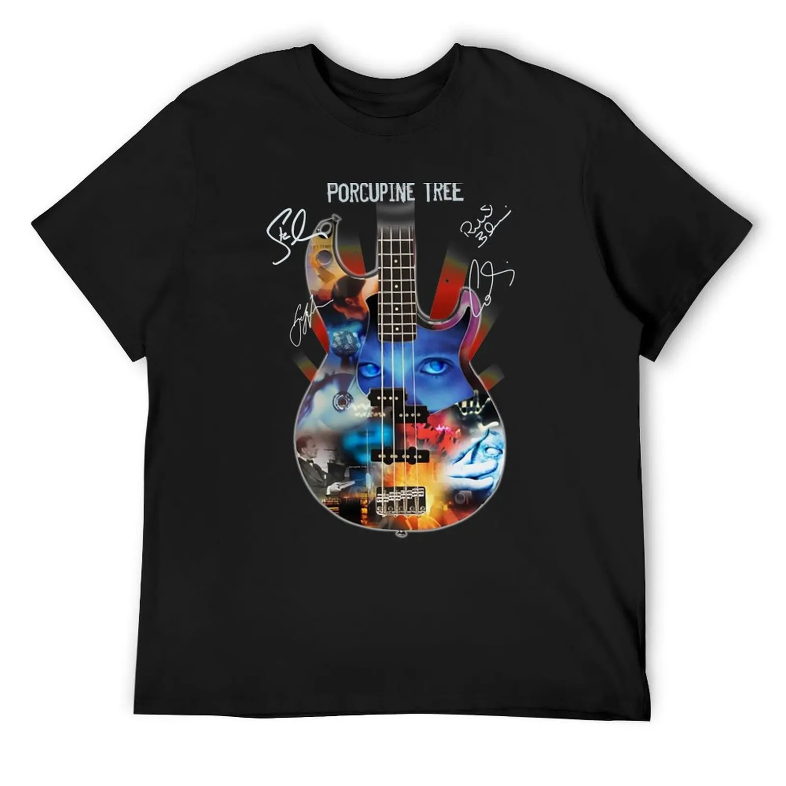 

Porcupine Tree.Rock Band Guitar Signature T-Shirt cheap stuff Clothing mens t shirts