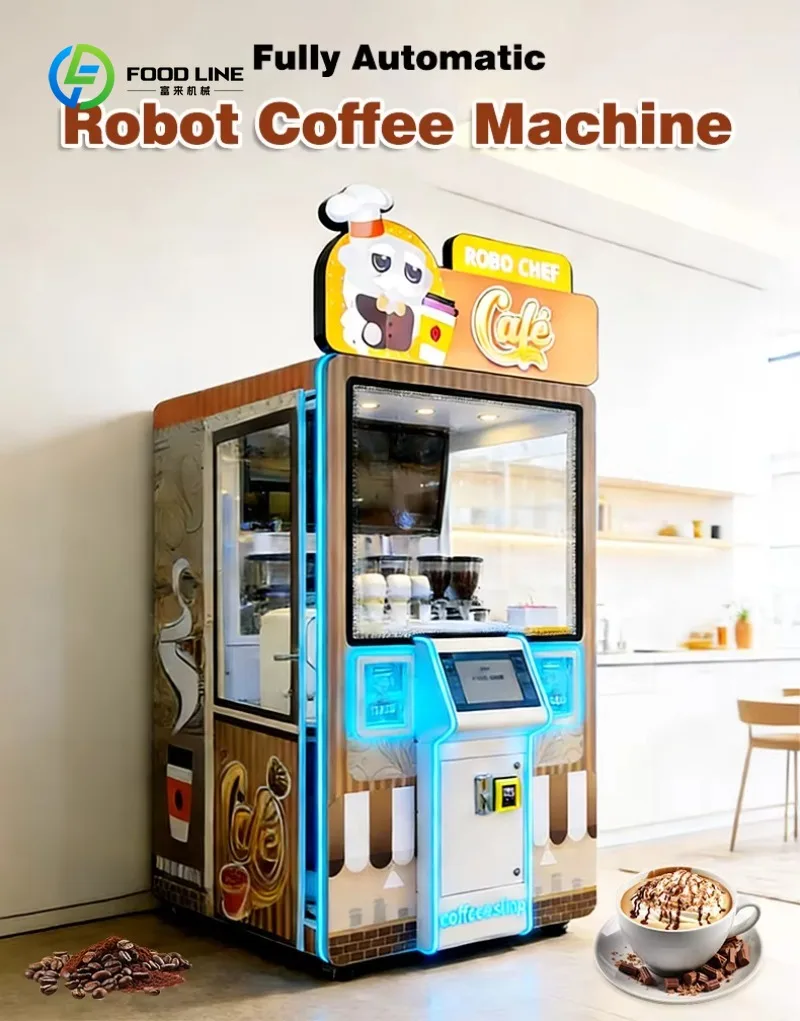 Customized Automatic Robotic Coffee Machine - Commercial Coffee Barista Robot for Events