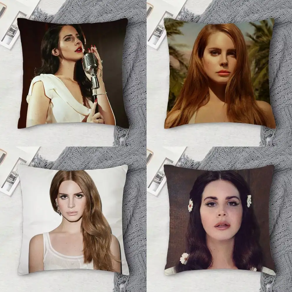 

l-Iana del rey Double-sided Printed Square Decorative Cushion Cover for Sofa Living Room Home Decor