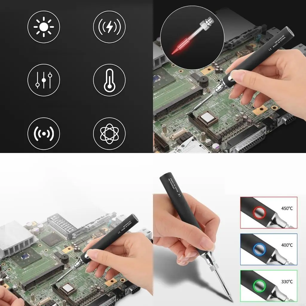 

H58C Electric Soldering Iron Desoldering Welding Tool Iron Pen Welding Repair Tool