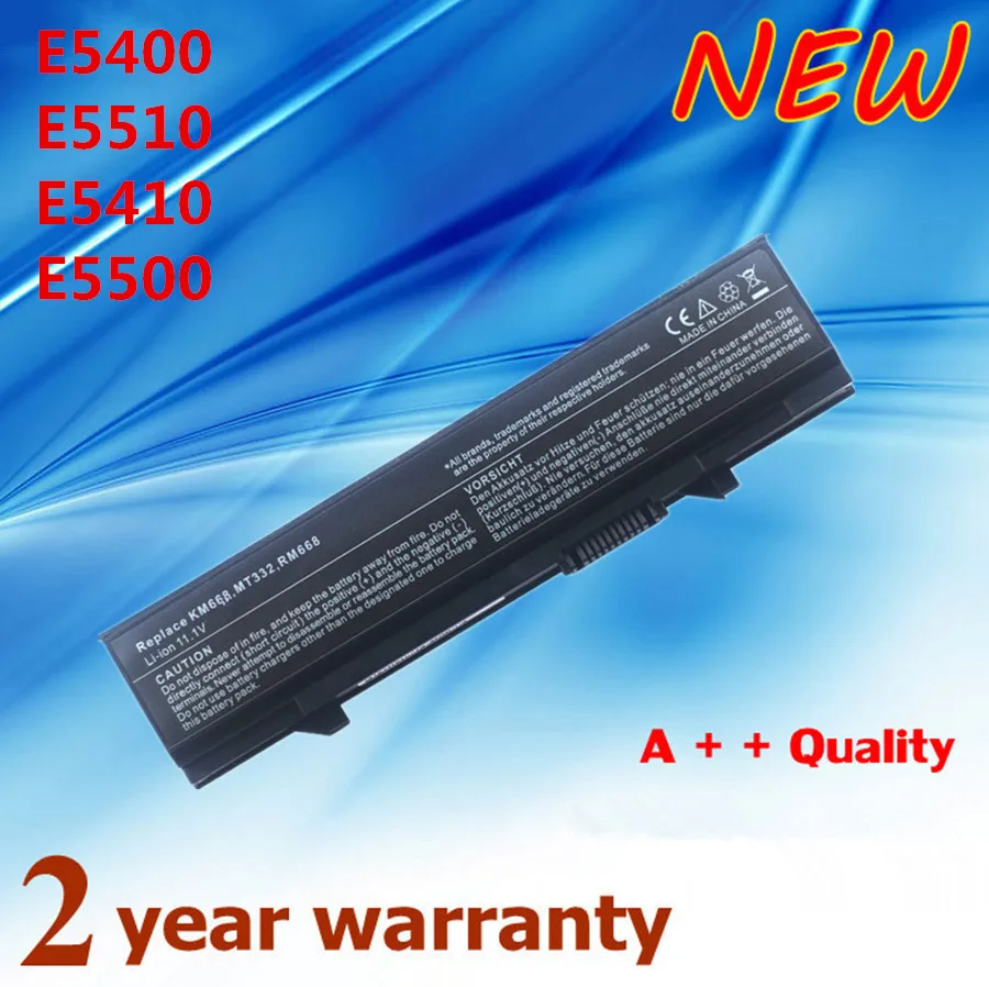 

Laptop Battery FOR Dell Latitude E5400 E5510 E5410 E5500 312-0762 451-10616 KM742 KM769