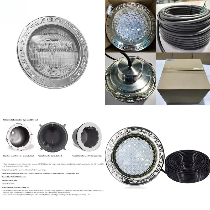 Refined Pool Light Replacement for WATERCOLORS LED RGBW POOL and SPA LIGHTS 100FT 50FT 120V RGB Multi Color Changing Pool