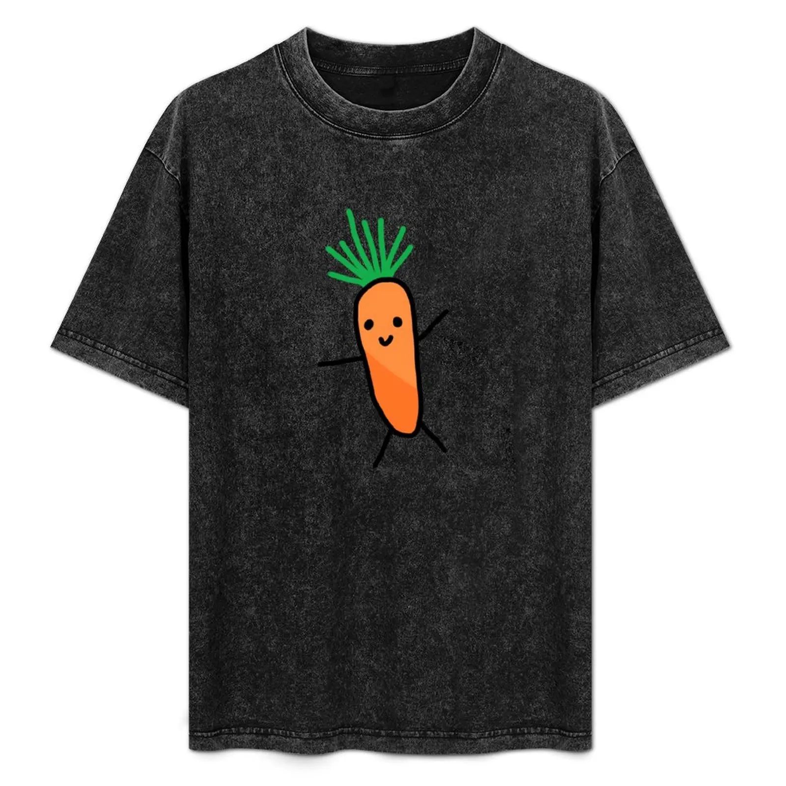 Carrot T-Shirt quick-drying heavyweights vintage clothes plain black t shirts men