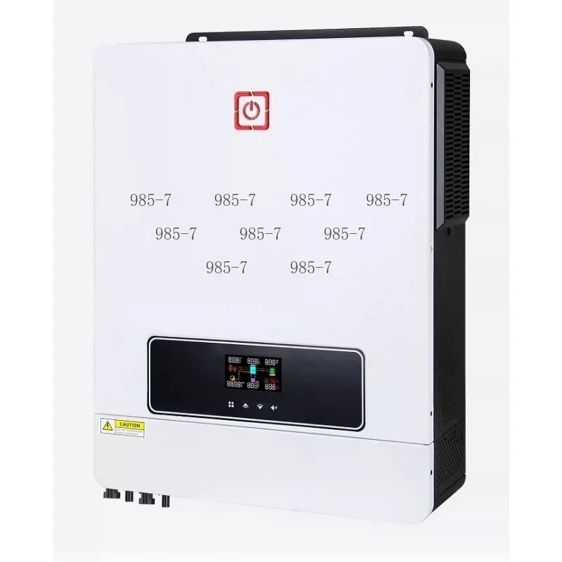 Multiple Power Options Solar Hybrid Inverter, 48V DC Input Pure Sine Wave Off Grid Inverter Integrated MPPT Charge Controller