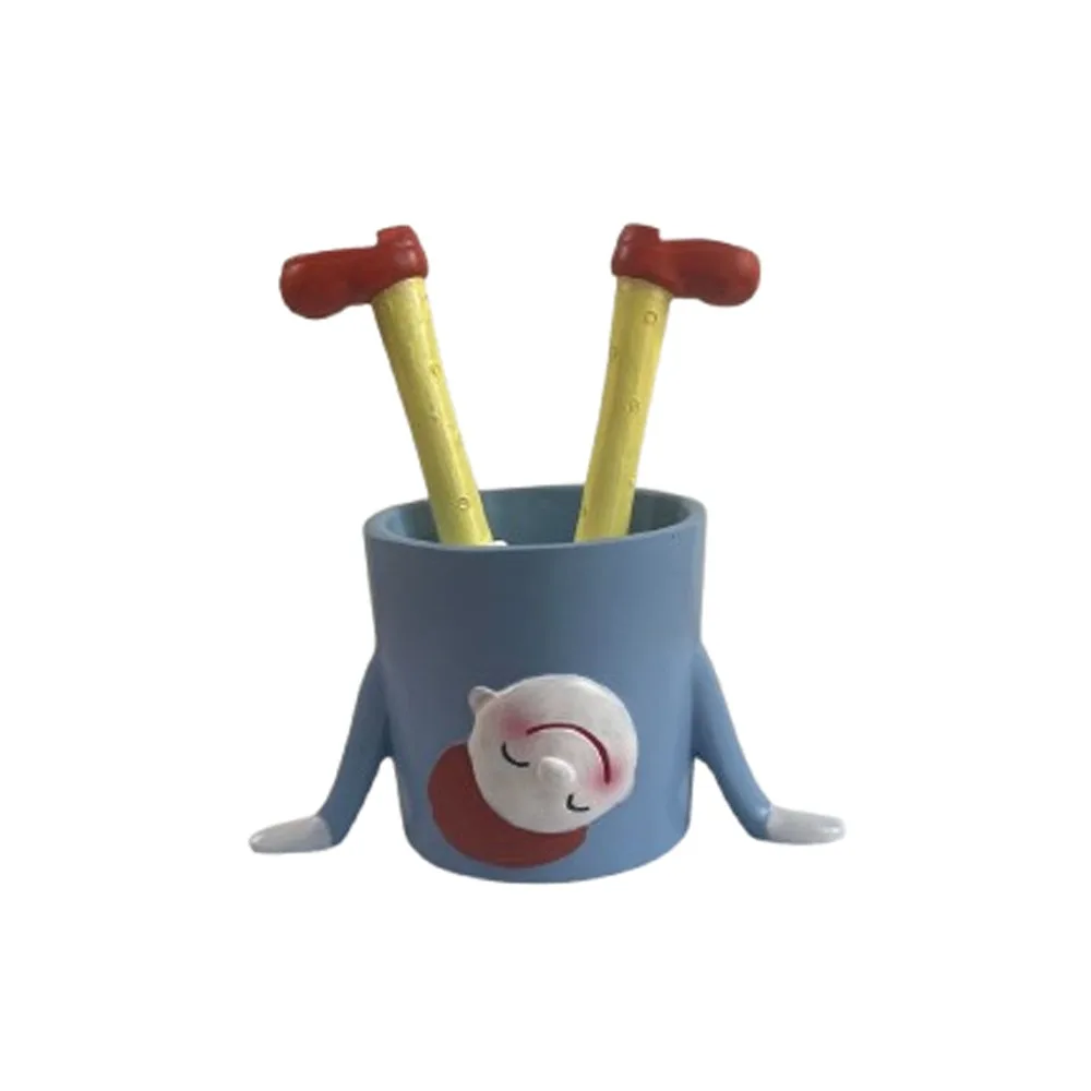 

Funny Cartoon Inverted Flower Pot Resin Girl Shape Upside Down Potted Plant Decorative Small Plant Pot Balcony Garden