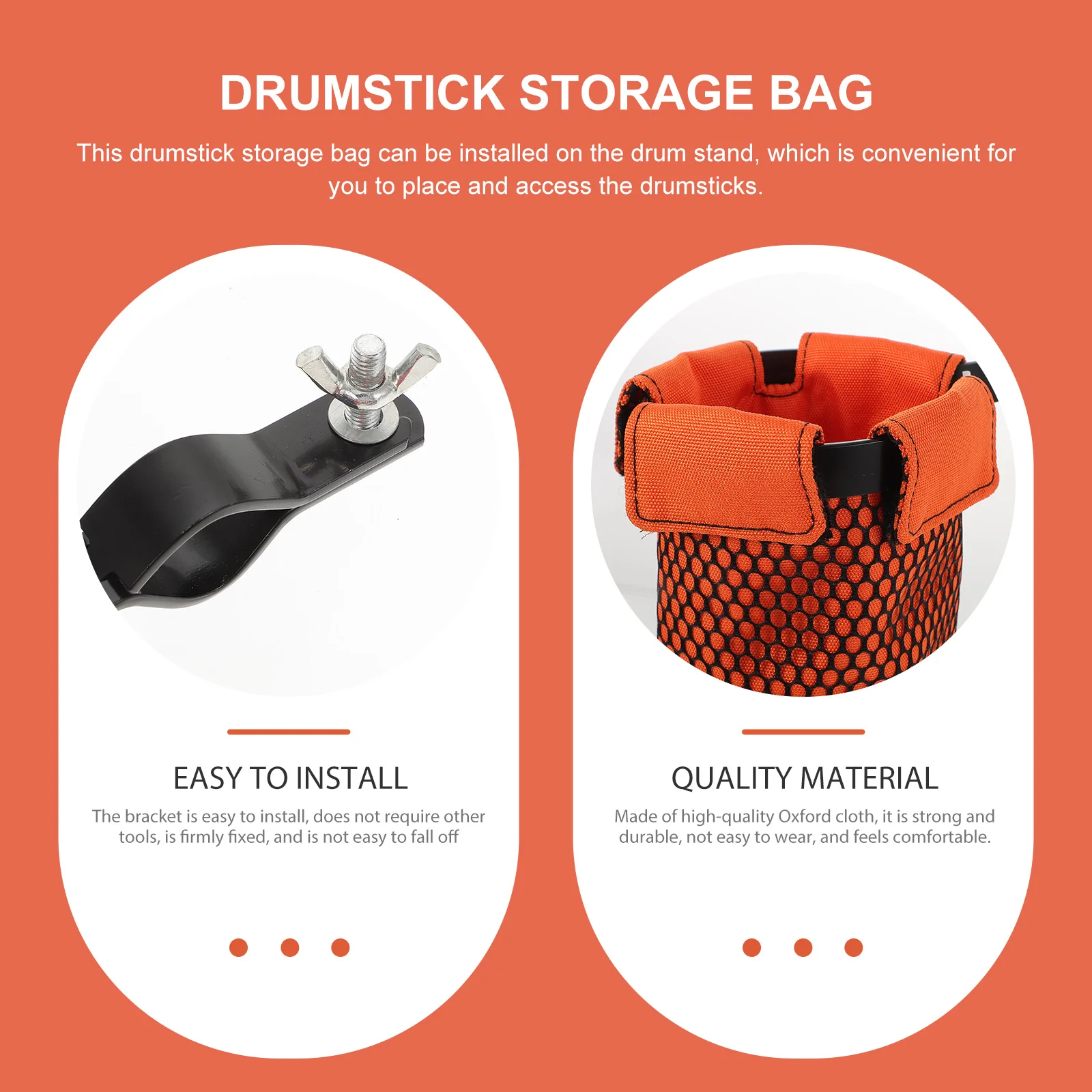 

Drum Stick Bag Drumstick Holder Drummer Accessories Sticks Storage Drumsticks Case