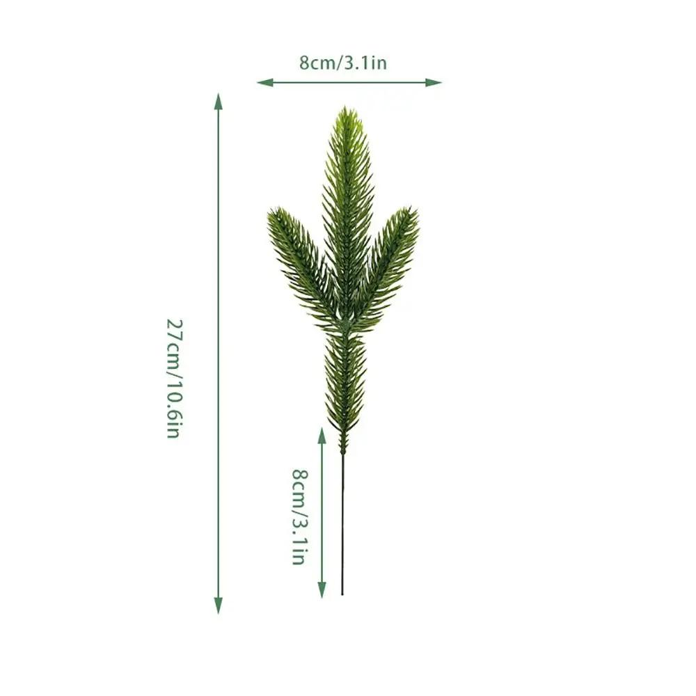 

Красные ягоды, рождественские искусственные сосновые ветки, зелень, листья, пластиковые аксессуары из искусственной сосны, сделай сам, искусственная кедровая сосна