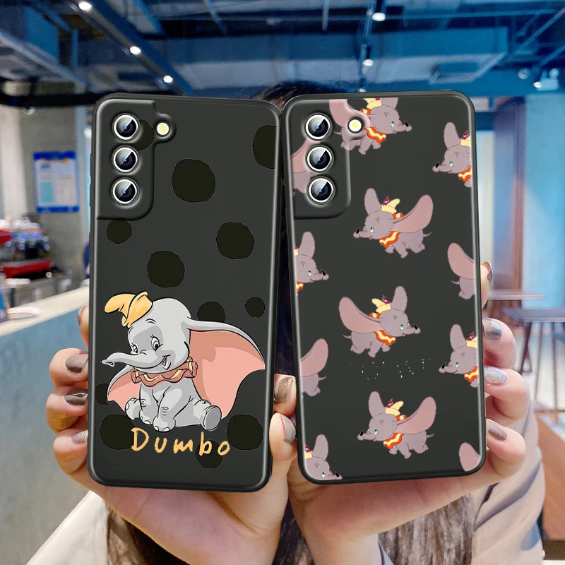 

Disney Dumbo Cool For Samsung Galaxy S24 S23 S22 S21 S20 FE S10 S10E Plus Ultra Pro Lite 5G Black Back Phone Case