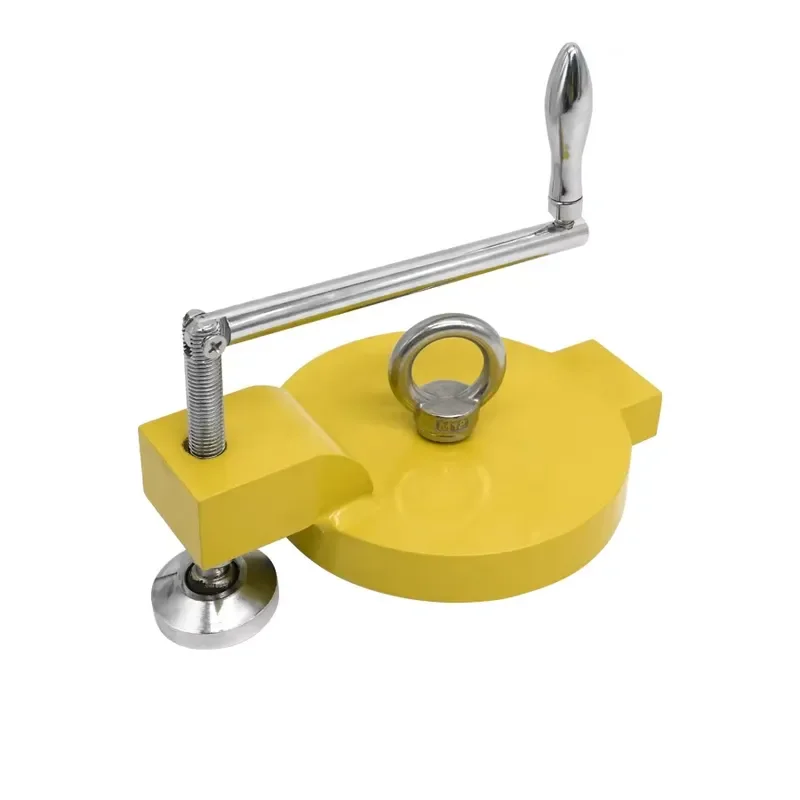 Underwater Anchor Permanent Magnet Lifter 1000kg Manual Locking Bending Capable Magnetic Chuck Lifting Tool