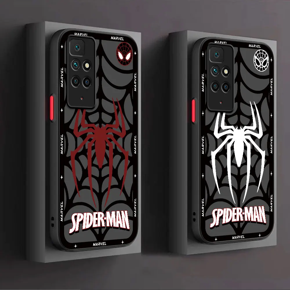 Marvel Spider Man LOGO Phone Case for Xiaomi Redmi A1 Plus 9T 9i 12C 9 9C 10 12 5G 10A 9A 13C A2 K40 Pro 10C Matte Cover