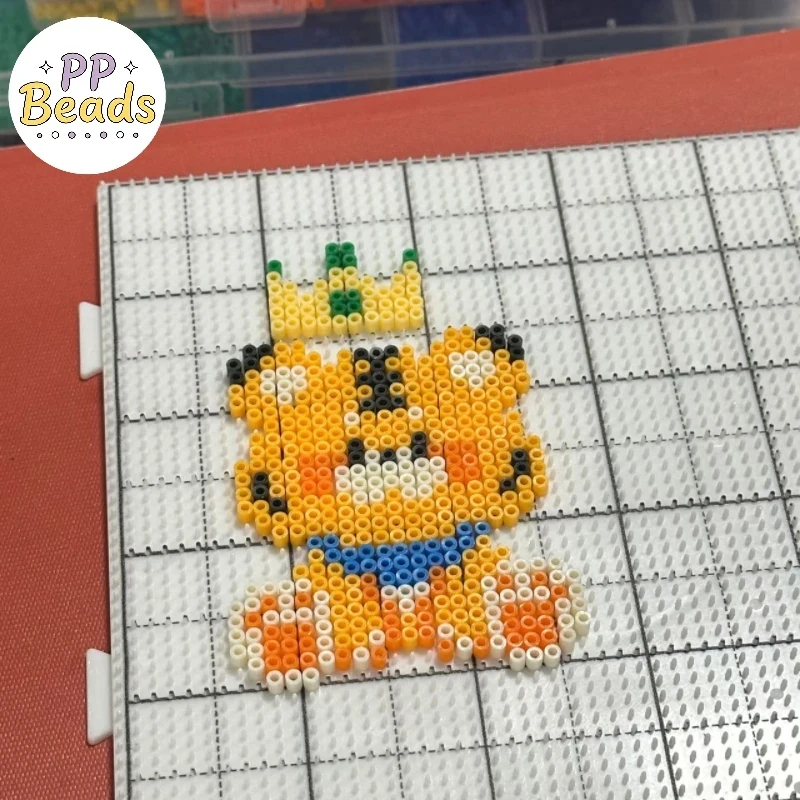 2.6mm Tiny Fuse Beads, Hama Beads Perler Beads Puzzle Set with Beading Board & DIY Tools, Early Educational Handmade Materials,